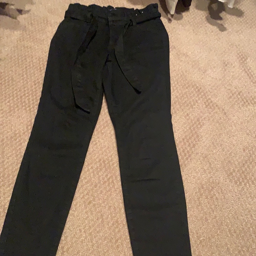 Size 5 black jeans without rips